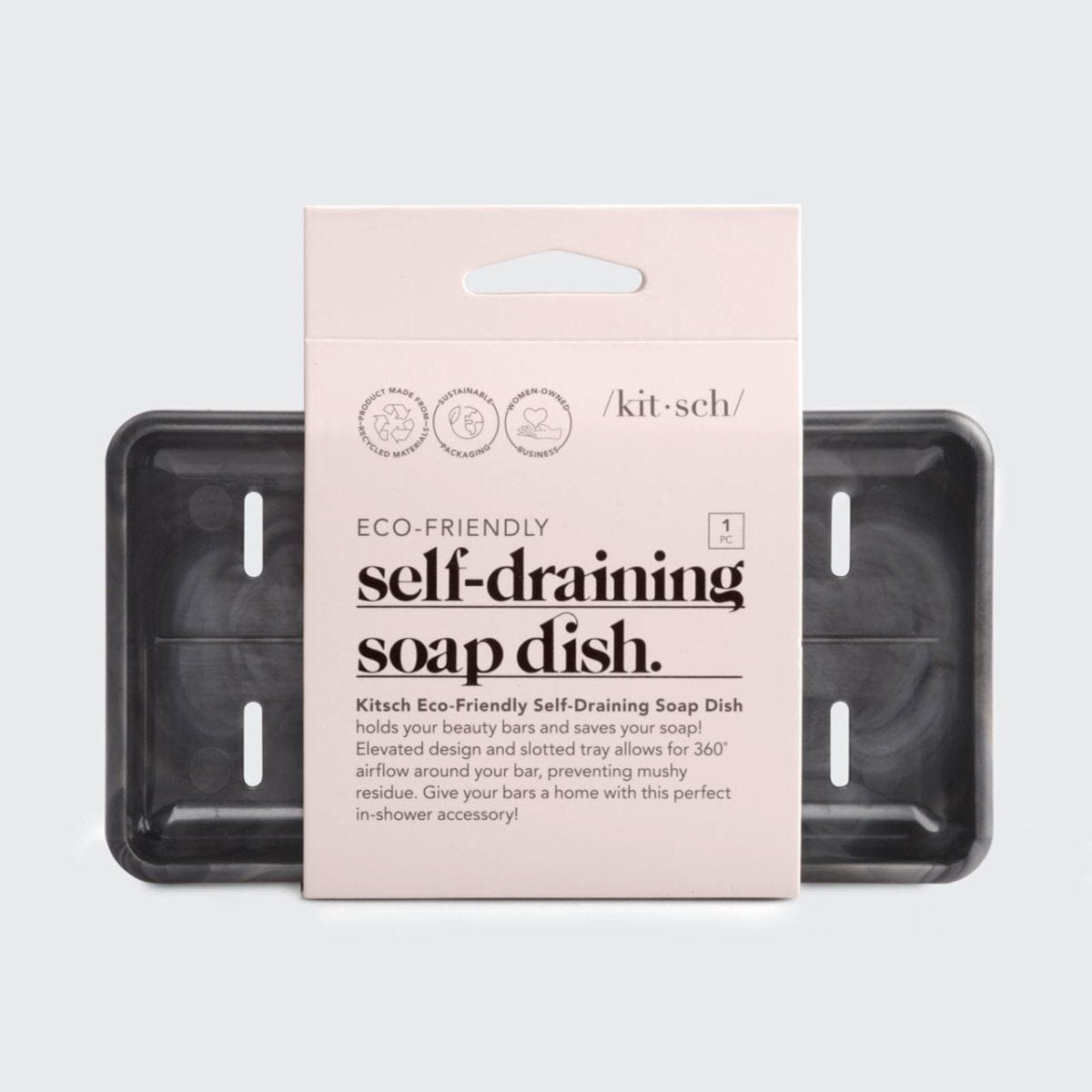 Self-Draining Soap Dish - Cloud