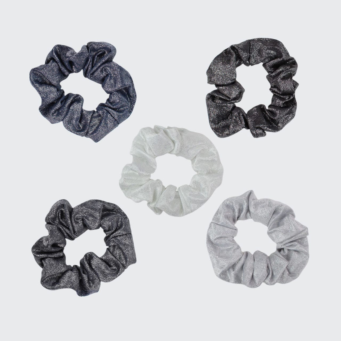 Scrunchies Metallic (Black/Gray)