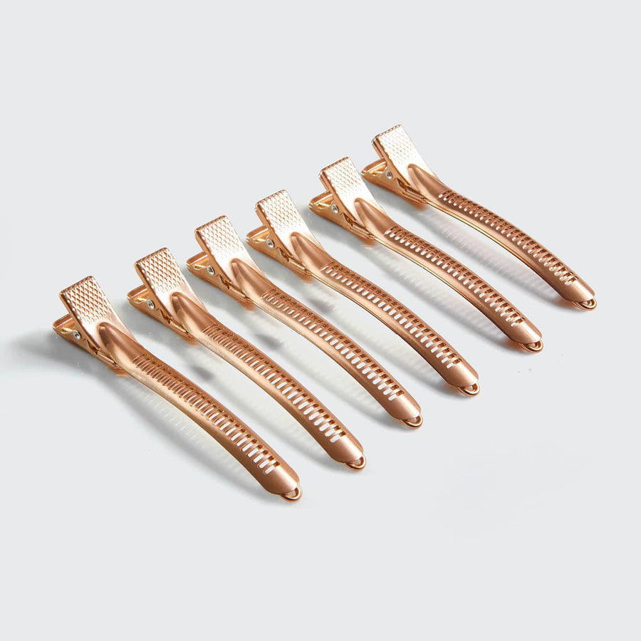 XL Styling Clips 6pc (Rose Gold)