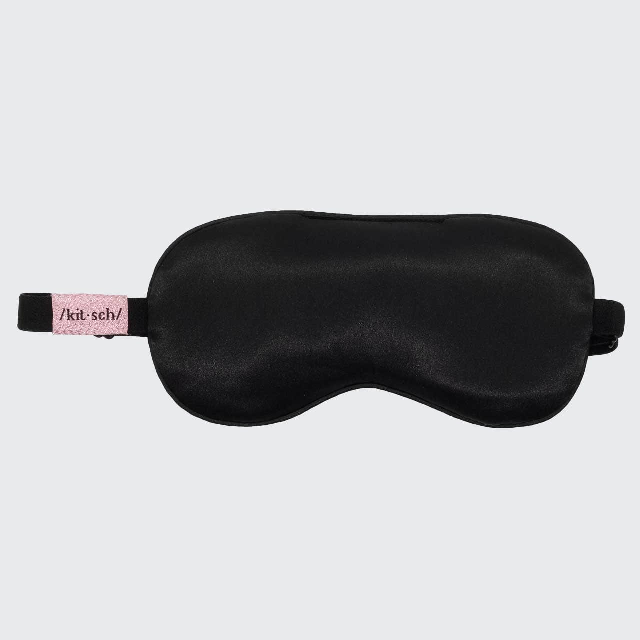Luxe Satin Pillowcase & Eye Mask Bundle - Black