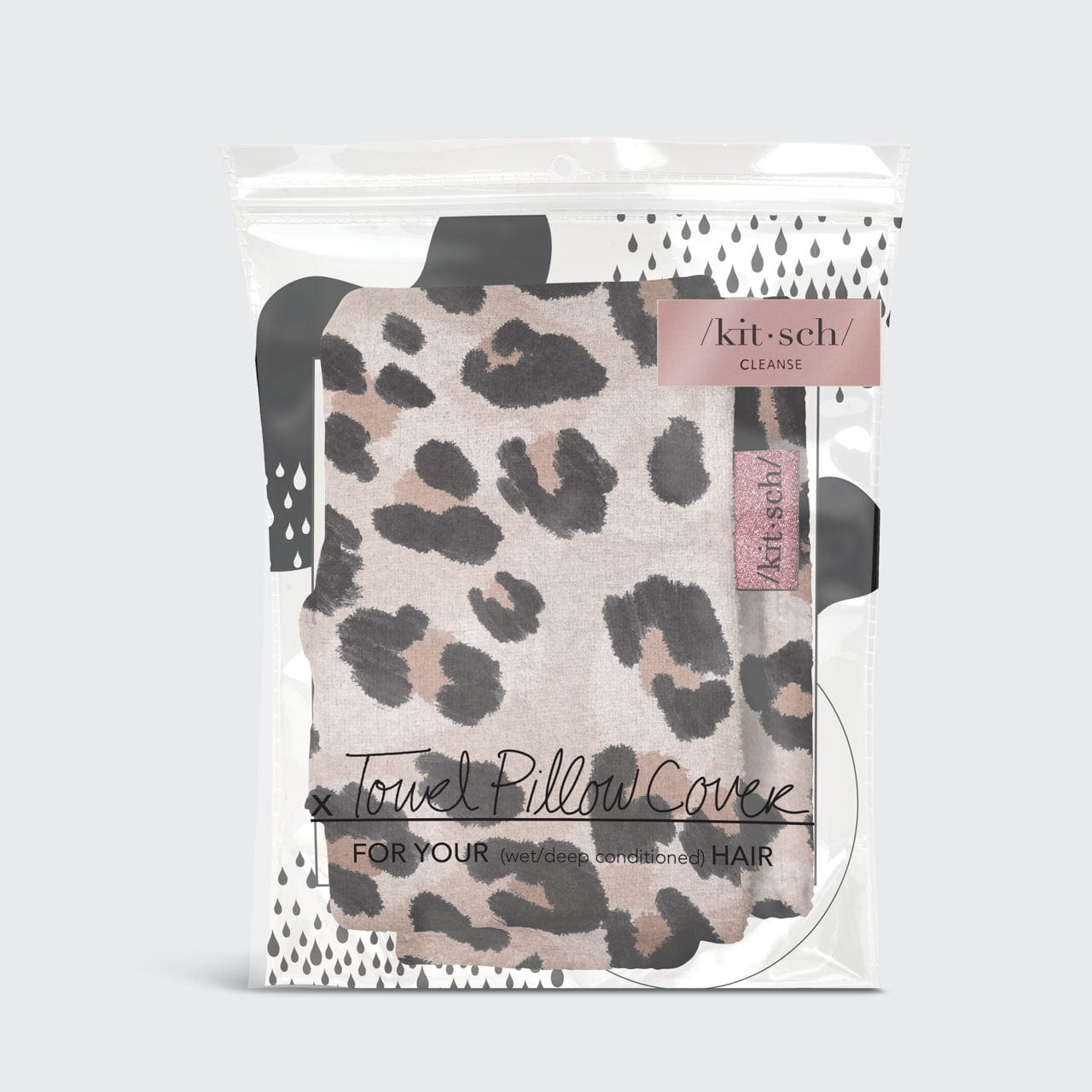 Handtuch Kissenbezug - Leopard