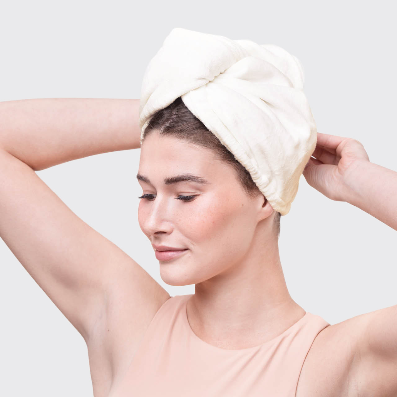 Eco-friendly Bamboo & Organic Cotton hair towel by KITSCH