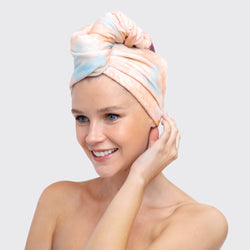 Asciugamano per capelli ad asciugatura rapida - Tie Dye
