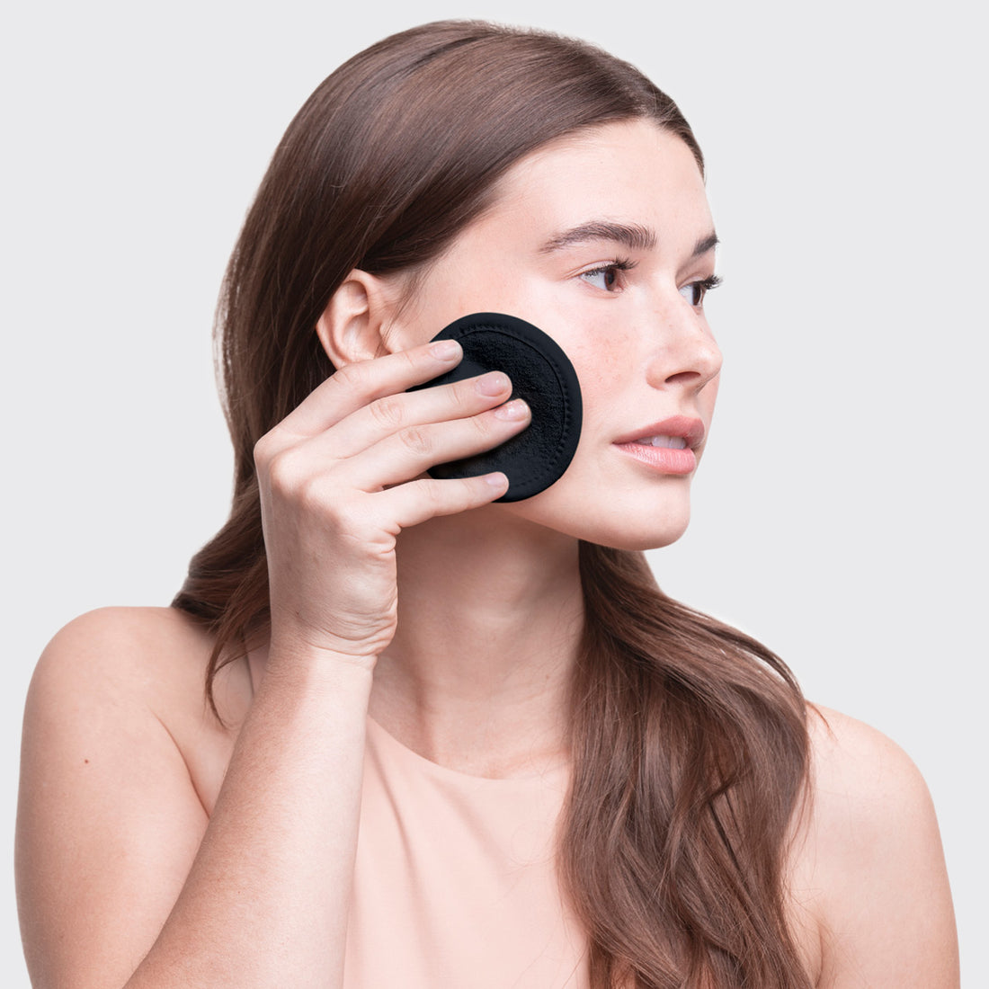 Eco-Friendly Mini Face Rounds 7pc - Black Cleanse Cleanse 