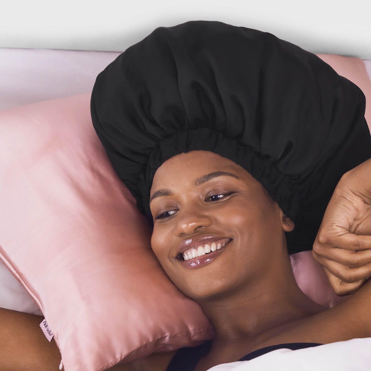 Cappello regolabile Satin Sleep XL - Nero