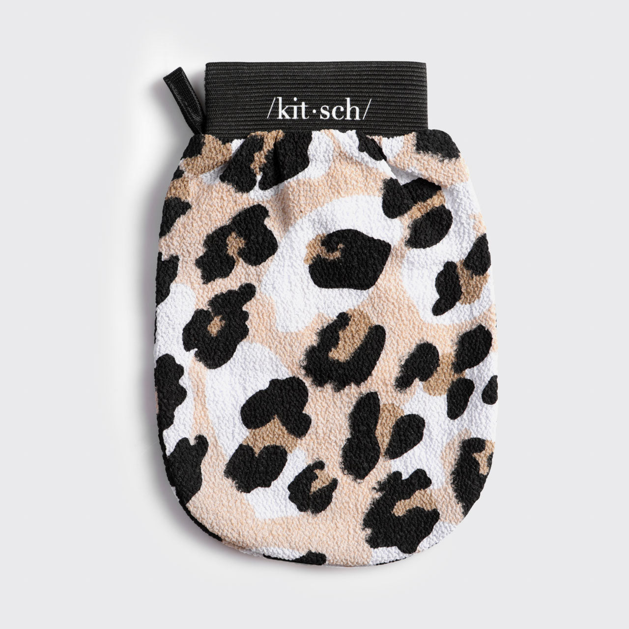 Umweltfreundlicher Peeling-Handschuh – Leopard