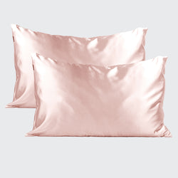 The Satin Pillowcase Set -Blush