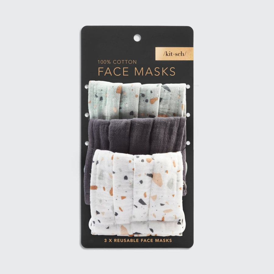 Cotton Face Mask Terrazzo 3 Pack